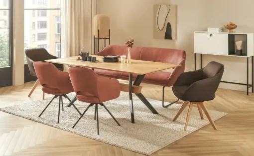 KOINOR Polsterbank Brendo | Rot | Möbel Höffner