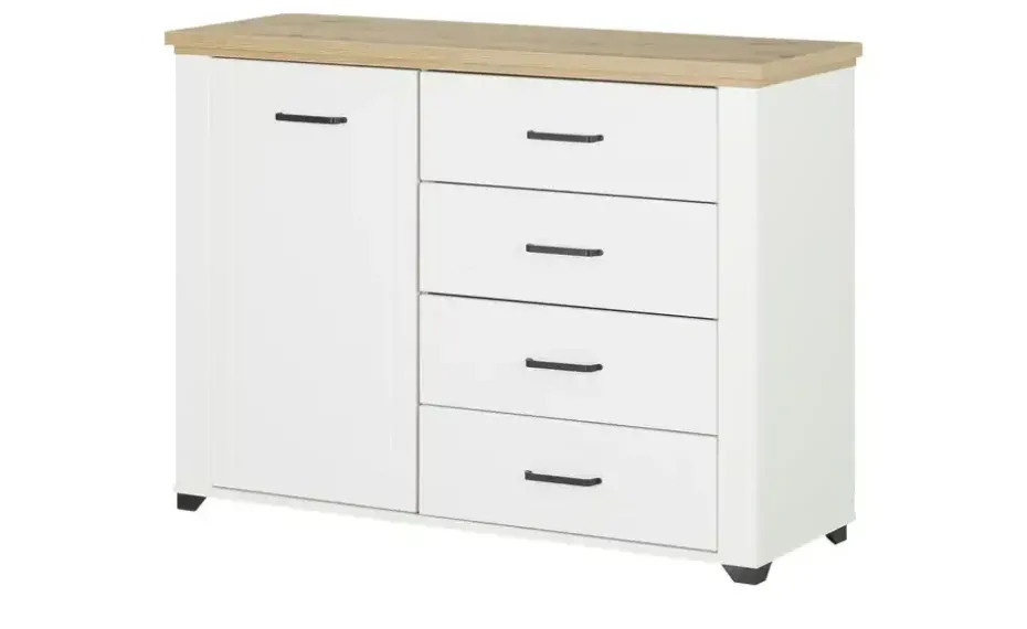 Kommode Assenza | Weiß, matt | Möbel Höffner