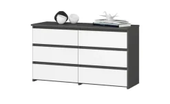 Kommode Carla | Graphit, Weiß | Möbel Höffner
