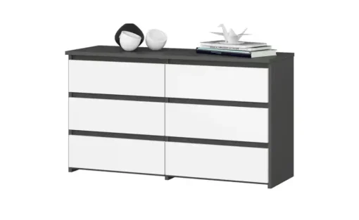 Kommode Carla | Graphit, Weiß | Möbel Höffner
