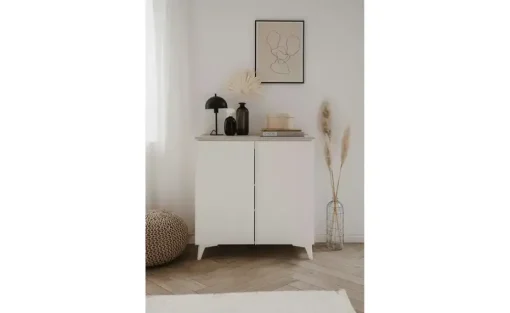Kommode Dimarro | Weiß, Sand | Möbel Höffner