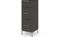 Kommode Frome | Graphit, Front: Dekor, Oberboden: Dekor