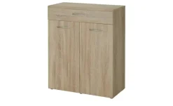 Kommode mit Wäschebox Multiraumkonzept | 80 cm, Eiche sägerau (Nachbildung)