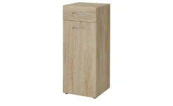 Kommode mit Wäschebox Multiraumkonzept | 40 cm, Eiche sägerau (Nachbildung)