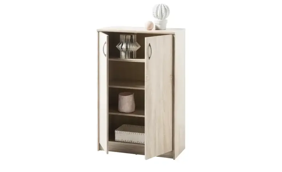 Kommode Oppeano | Eiche Sonoma (Nachbildung), Ausführung I (2 Türen)