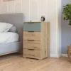 Kommode Selah | Eiche Artisan (Nachbildung), Salbeigrün
