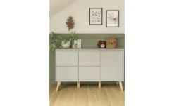 Kommode Swing | 148,9 cm, Grau | Möbel Höffner
