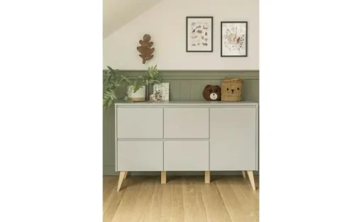Kommode Swing | 148,9 cm, Grau | Möbel Höffner