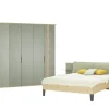 Komplett-Schlafzimmer Callao | mit Paneelenaufsatz, LED-Beleuchtung, Kranzleiste und Funkfernbedienung