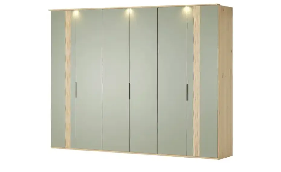 Komplett-Schlafzimmer Callao | mit Paneelenaufsatz, LED-Beleuchtung, Kranzleiste und Funkfernbedienung