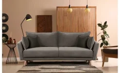 KONSIMO Einzelsofa Belmos | Grau, Velours | Höffner