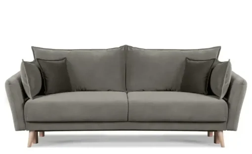 KONSIMO Einzelsofa Belmos | Grau, Velours | Höffner