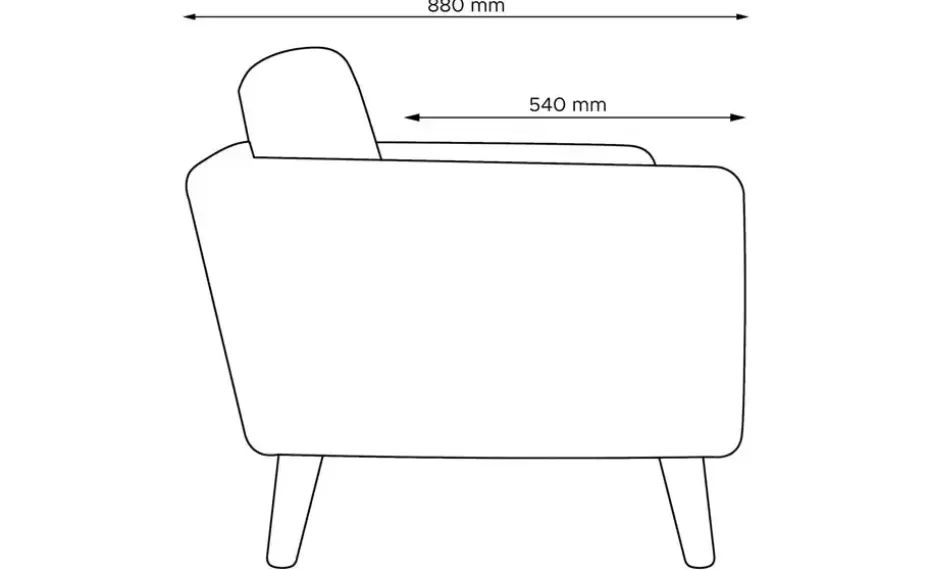 KONSIMO Einzelsofa Tagio | Haselnussbraun, 2 | Höffner
