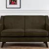 KONSIMO Einzelsofa Terso | Dunkelbraun, Kunstleder