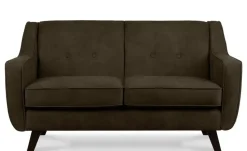 KONSIMO Einzelsofa Terso | Dunkelbraun, Kunstleder