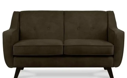 KONSIMO Einzelsofa Terso | Dunkelbraun, Kunstleder