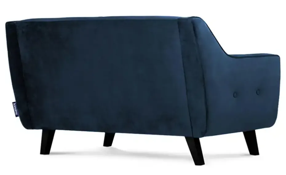 KONSIMO Einzelsofa Terso | Marineblau, Velours