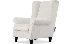 KONSIMO Ohrensessel Miles | Cordstoff, Creme | Höffner