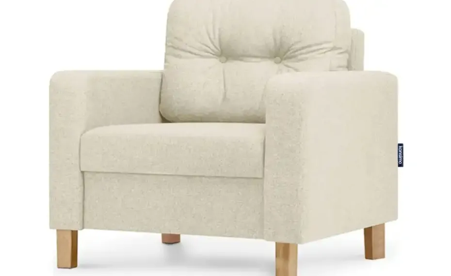 KONSIMO Sessel Eriso | Beige, Webstoff | Möbel Höffner