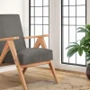 KONSIMO Sessel Naset | Dunkelgrau, Cordstoff | Höffner
