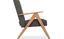 KONSIMO Sessel Naset | Dunkelgrau, Cordstoff | Höffner
