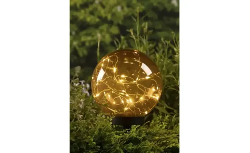 LED Solar-Bodenkugel | 20 cm | Möbel Höffner