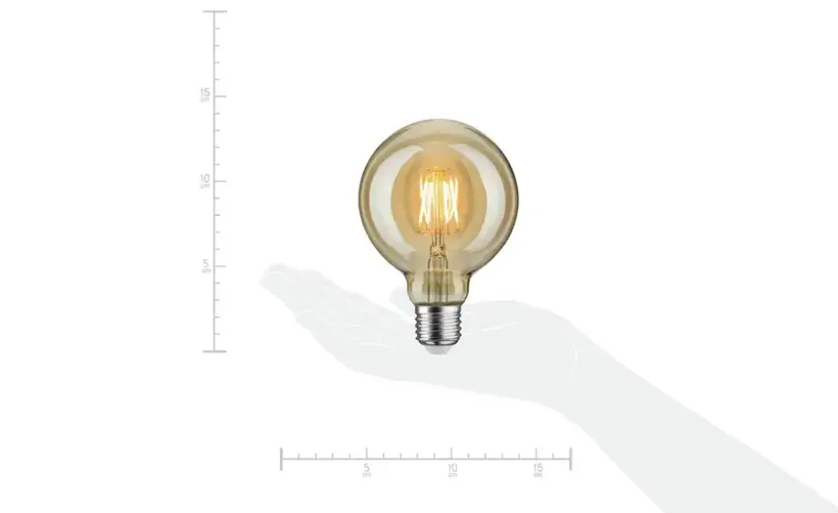 LED Vintage Globe 95 E27/6,5W gold | Möbel Höffner