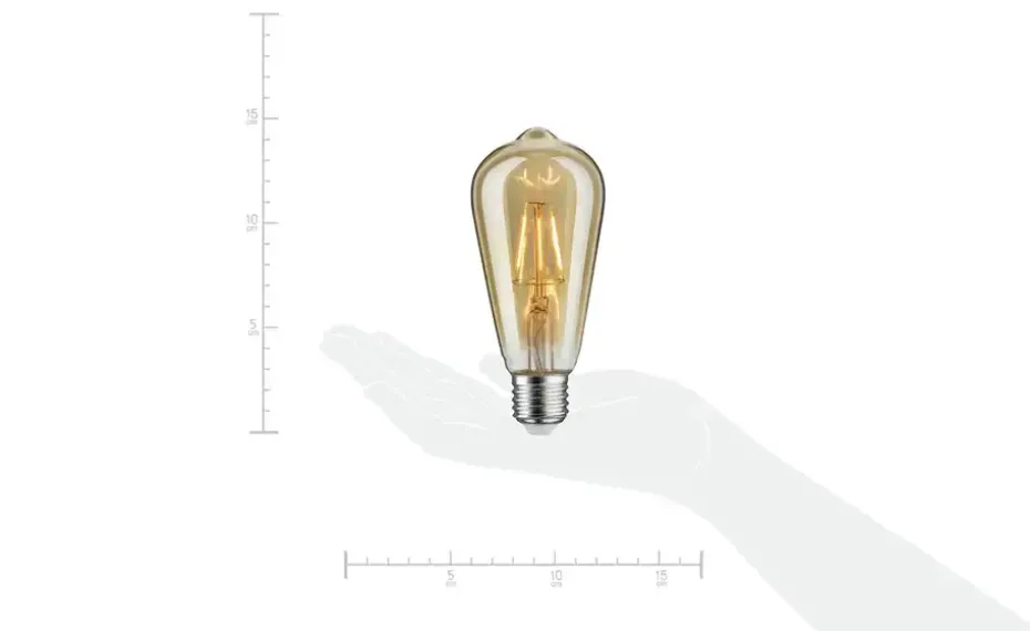 LED Vintage Rustika E27/ 4W gold | Möbel Höffner