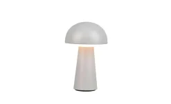 LED-Akkutischleuchte | matt, Grau | Möbel Höffner
