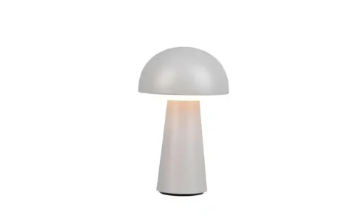 LED-Akkutischleuchte | matt, Grau | Möbel Höffner