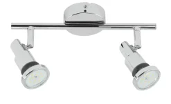 LED-Badspot, 2-flammig, chrom | Möbel Höffner