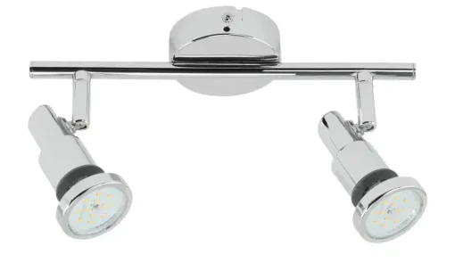 LED-Badspot, 2-flammig, chrom | Möbel Höffner