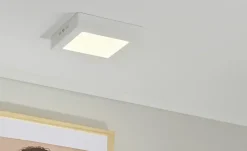 LED-Deckenleuchte, eckig, weiß matt  | 1230 lm
