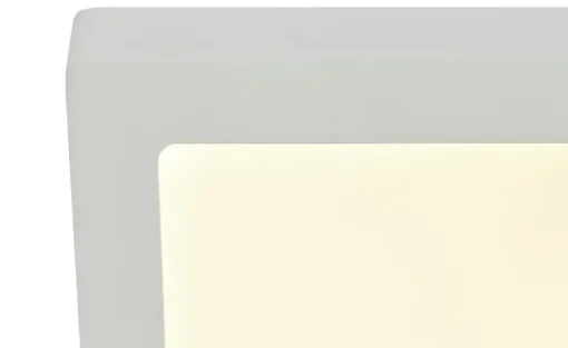 LED-Deckenleuchte, eckig, weiß matt  ´groß´ | 1700 lm