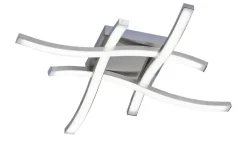 LED-Deckenleuchte, 4-flammig, Nickel matt | Höffner