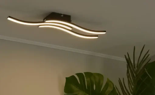 LED-Deckenleuchte, 3-flammig, schwarz | Möbel Höffner