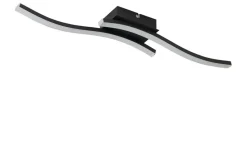 LED-Deckenleuchte, 2-flammig, schwarz | Möbel Höffner