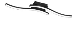 LED-Deckenleuchte, 2-flammig, schwarz | Möbel Höffner