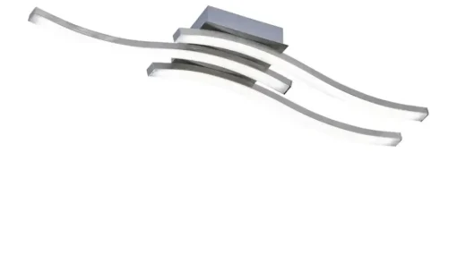 LED-Deckenleuchte, 3-flammig, Nickel matt | Höffner