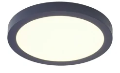LED-Deckenleuchte, rund, dunkelblau | Dunkelblau, Weiß, matt