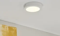 LED-Deckenleuchte, rund, weiß matt | Möbel Höffner