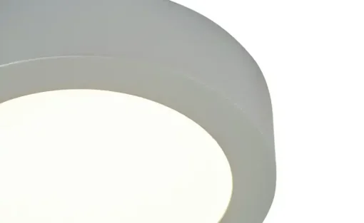 LED-Paneel, chrom matt, rund ´klein´ | Möbel Höffner