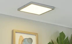 LED-Panel chrom-matt eckig ´groß´ | Möbel Höffner