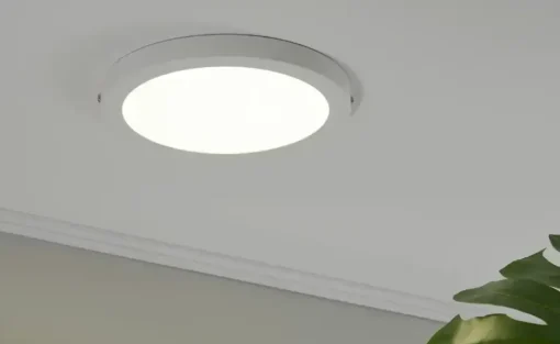 LED-Panel, weiß-matt, rund | Möbel Höffner