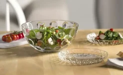 LEONARDO 5er-Schalenset Cucina Optic | Schale 21cm und 4 Teller 18cm