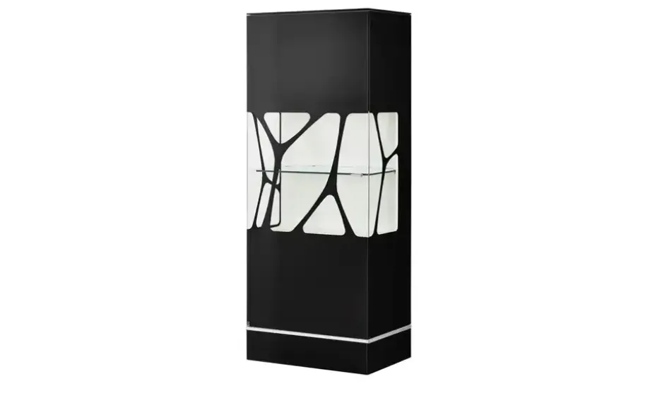 LEONARDO Highboard Cube | Schwarz | Möbel Höffner