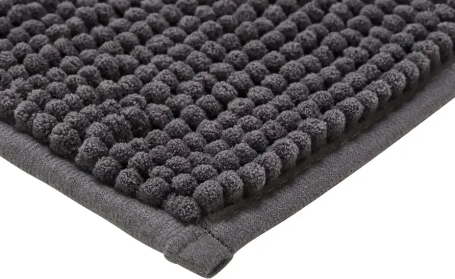 levelone Badematte Happy | Anthrazit, 40x60 cm