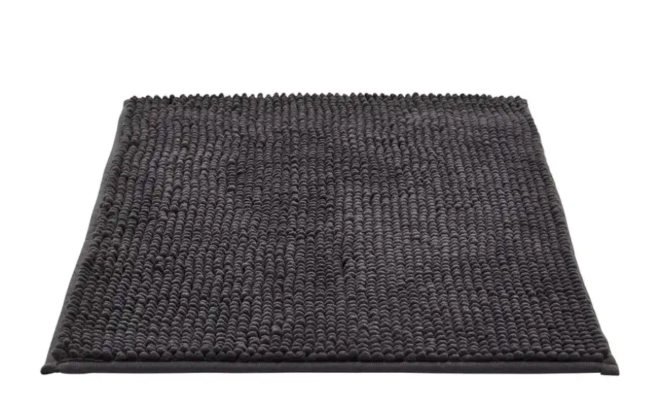 levelone Badematte Happy | Anthrazit, 40x60 cm