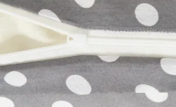 levelone Microfaser Bettwäsche Polka Dot | Dunkelgrau