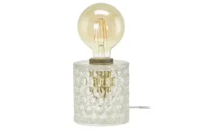 levelone Tischleuchte, 1-flammig, Glas mit Wellenmuster | Wellenmuster
